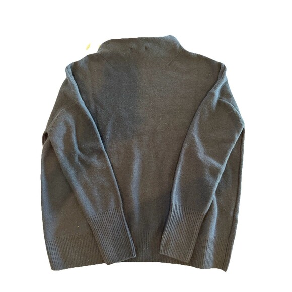 Quince Navy Mongolian Cashmere Funnel Neck Pullover Sweater Women's S - Picture 5 of 5